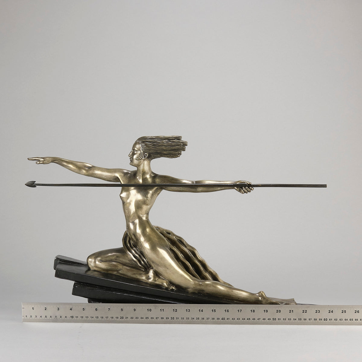 Marcel Bouraine Amazonian - Art Deco Bronze - Hickmet Fine Arts