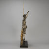 Marcel Bouraine Diana with Fawns - Art Deco Bronze - Hickmet Fine Arts