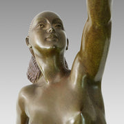 Messenger of Love - Faguays Bronze - Art Deco sculptures - Hickmet Fine Arts