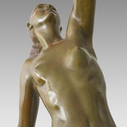 Messenger of Love - Faguays Bronze - Art Deco sculptures - Hickmet Fine Arts