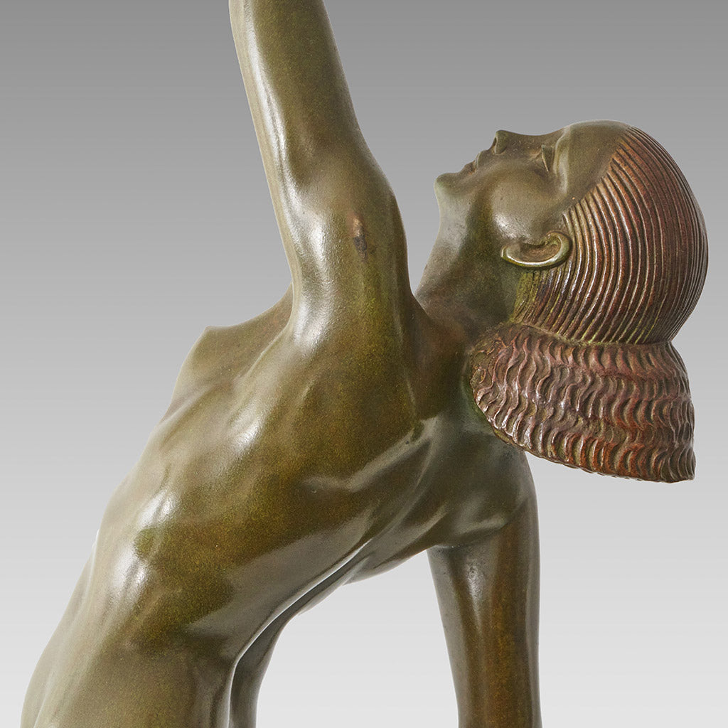 Messenger of Love - Faguays Bronze - Art Deco sculptures - Hickmet Fine Arts