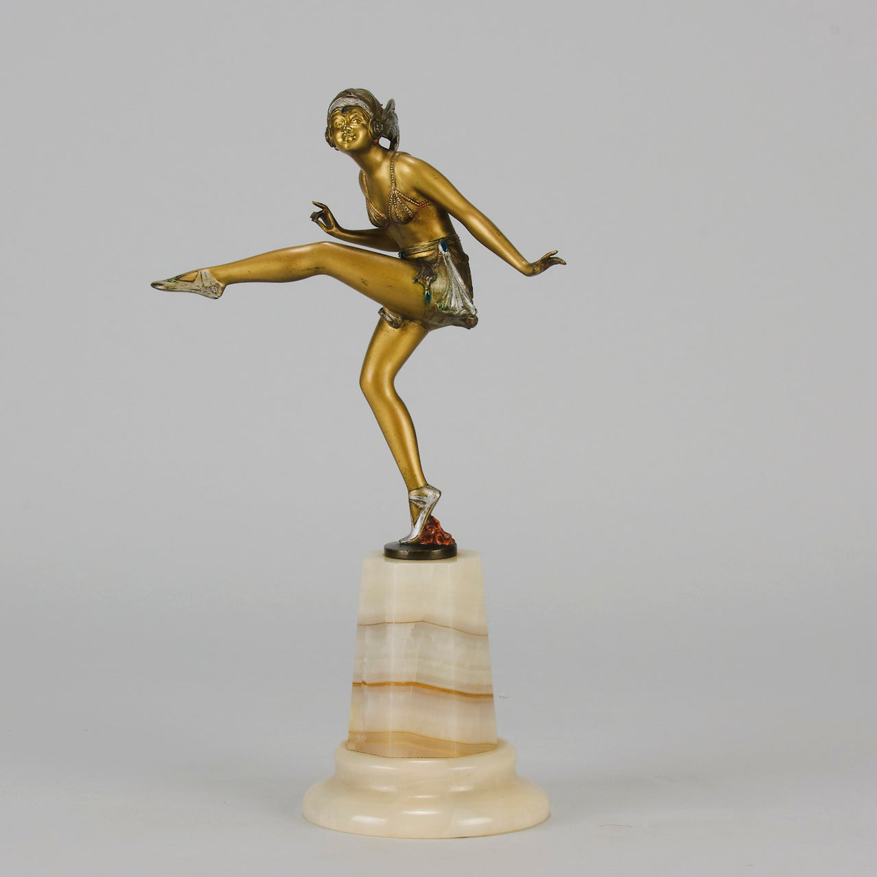 Art Deco Dancer - Bruno Zach - Antique Bronze Figures -  Hickmet Fine Arts