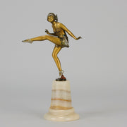 Art Deco Dancer - Bruno Zach - Antique Bronze Figures -  Hickmet Fine Arts
