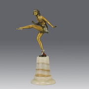Art Deco Dancer - Bruno Zach - Antique Bronze Figures -  Hickmet Fine Arts