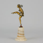 Art Deco Dancer - Bruno Zach - Antique Bronze Figures -  Hickmet Fine Arts
