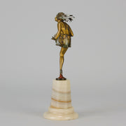Art Deco Dancer - Bruno Zach - Antique Bronze Figures -  Hickmet Fine Arts