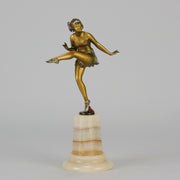 Art Deco Dancer - Bruno Zach - Antique Bronze Figures -  Hickmet Fine Arts