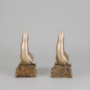 Pair of Sea Lion Bookends by C Omin