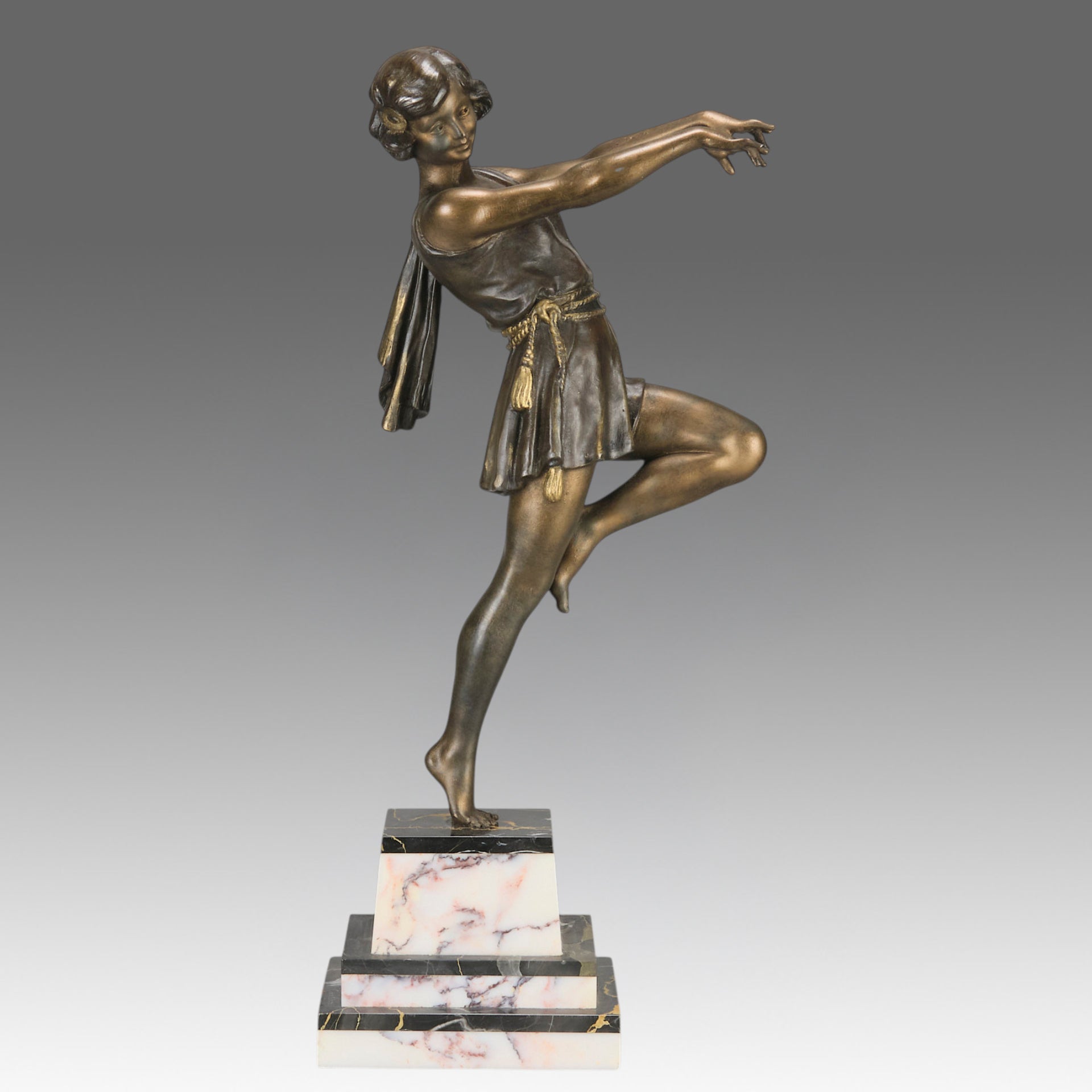 "Art Deco Dancer" by Emile Carlier - Hickmet Fine Arts 