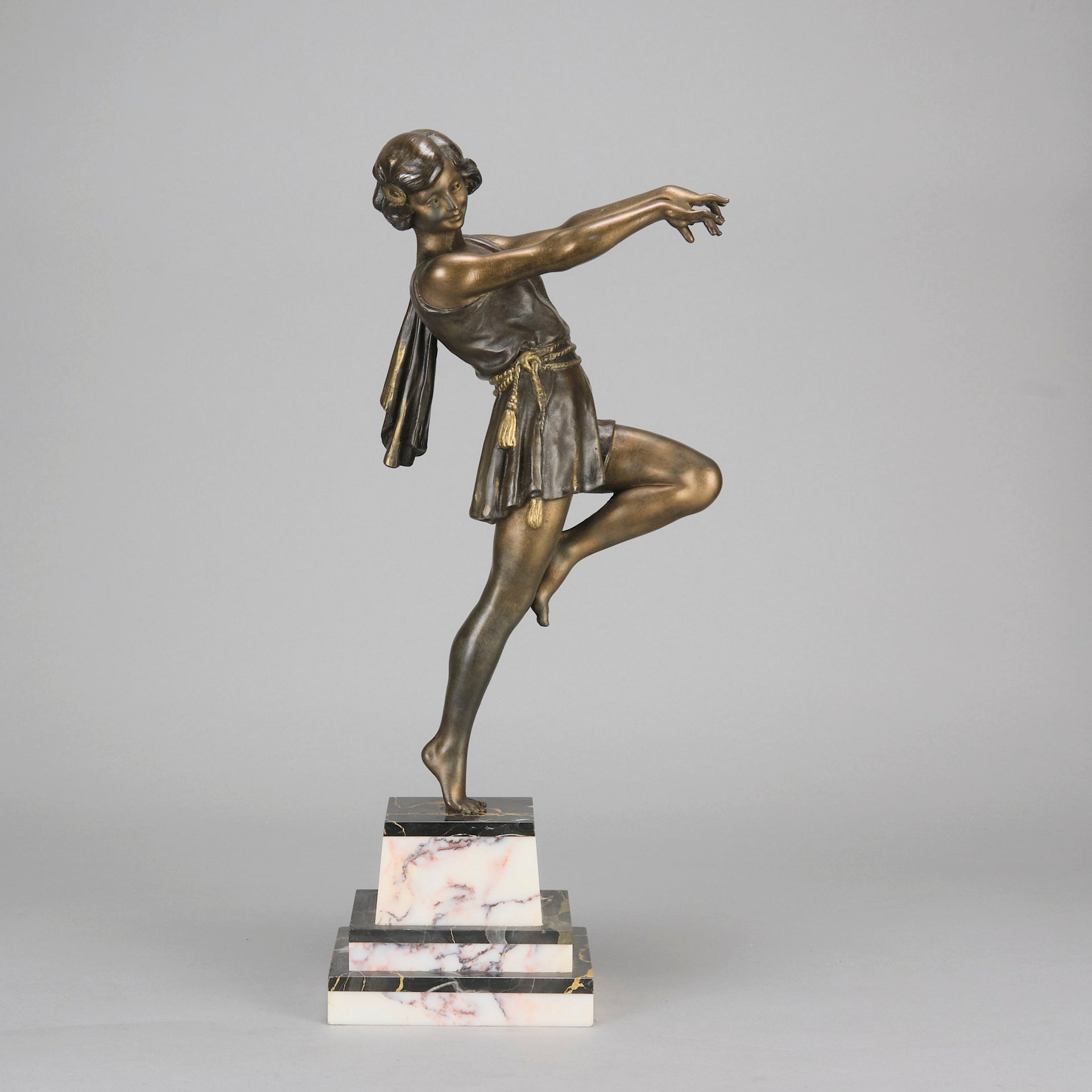 "Art Deco Dancer" by Emile Carlier - Hickmet Fine Arts 