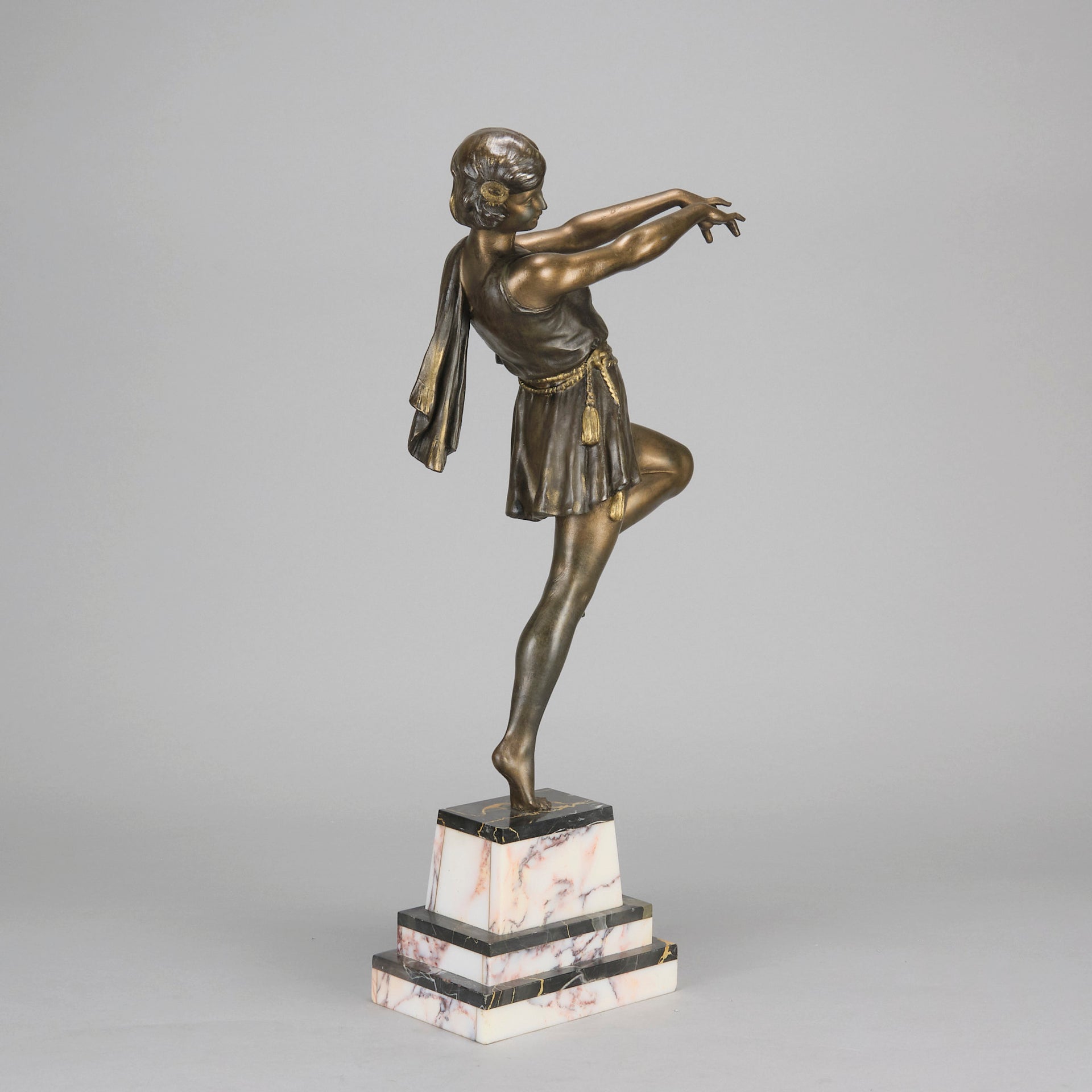 "Art Deco Dancer" by Emile Carlier - Hickmet Fine Arts 