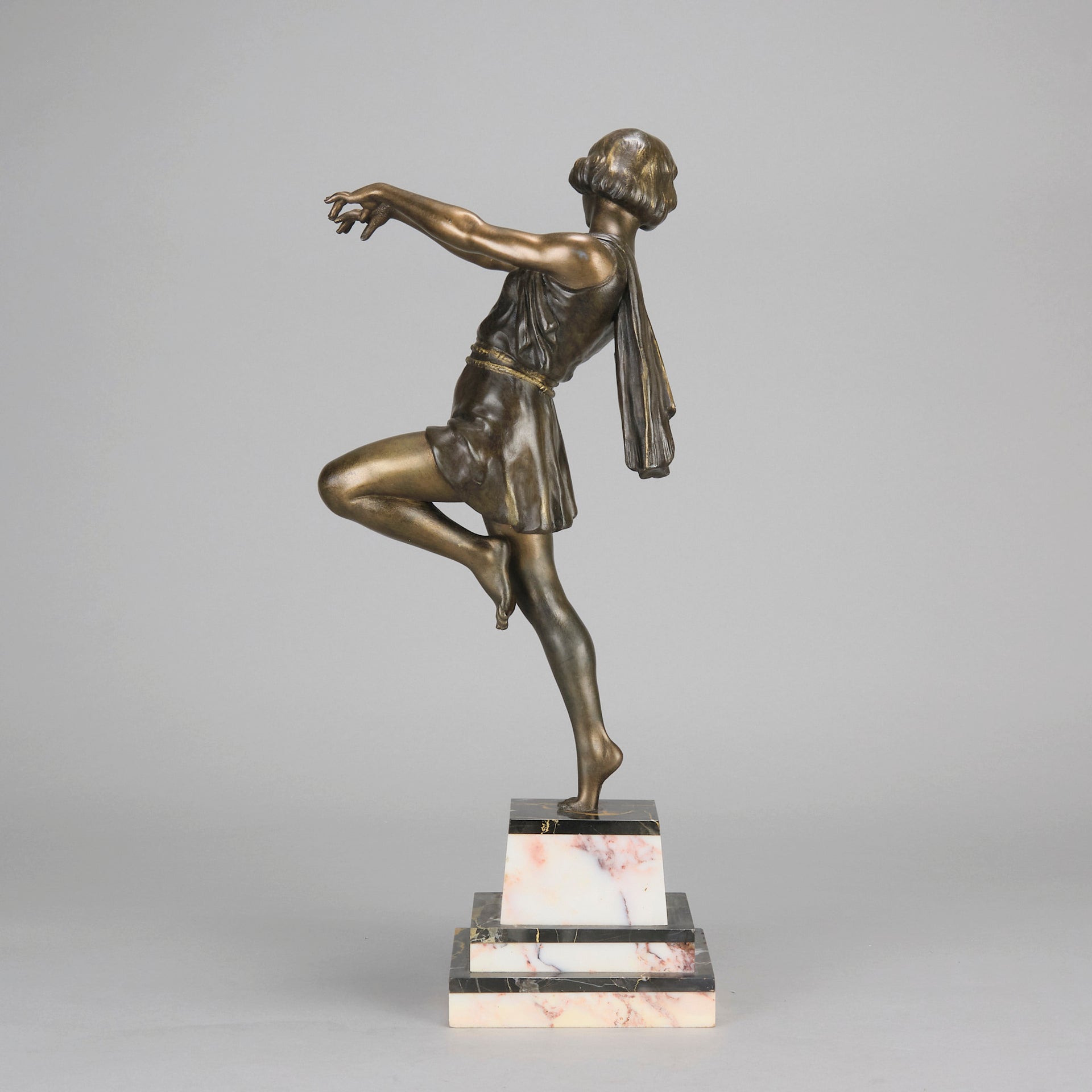 "Art Deco Dancer" by Emile Carlier - Hickmet Fine Arts 