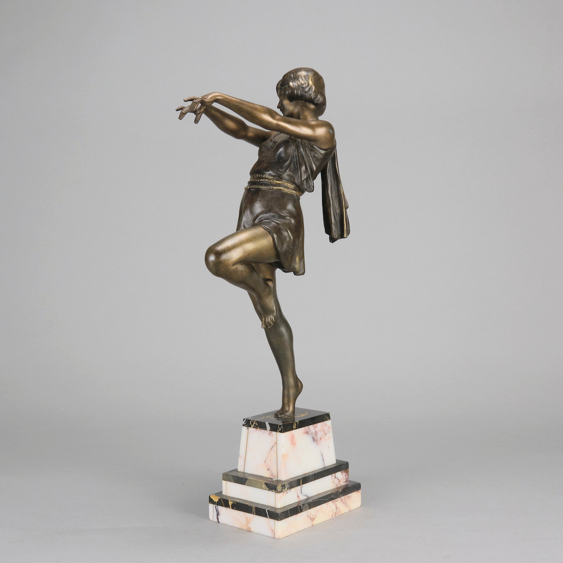 "Art Deco Dancer" by Emile Carlier - Hickmet Fine Arts 