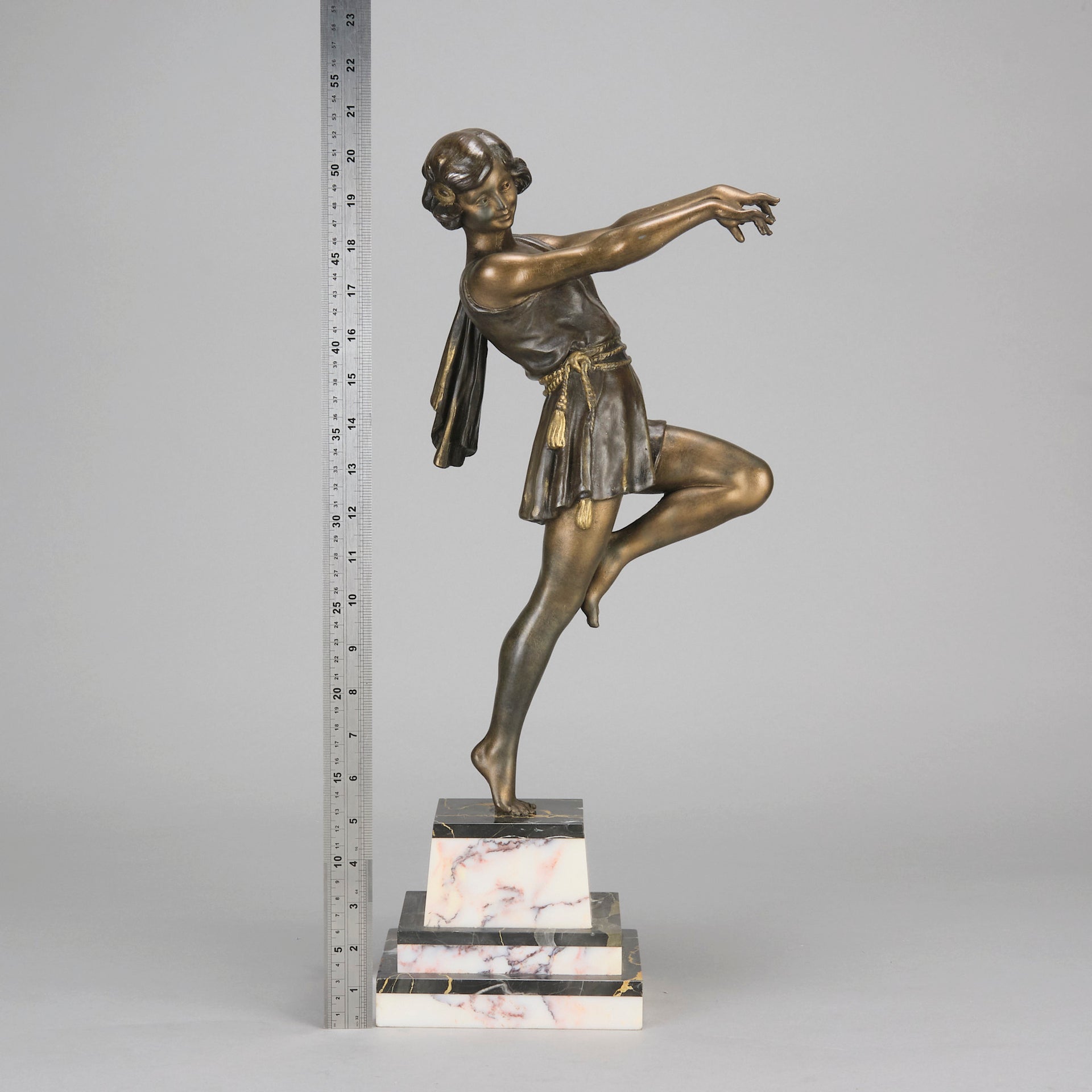 "Art Deco Dancer" by Emile Carlier - Hickmet Fine Arts 
