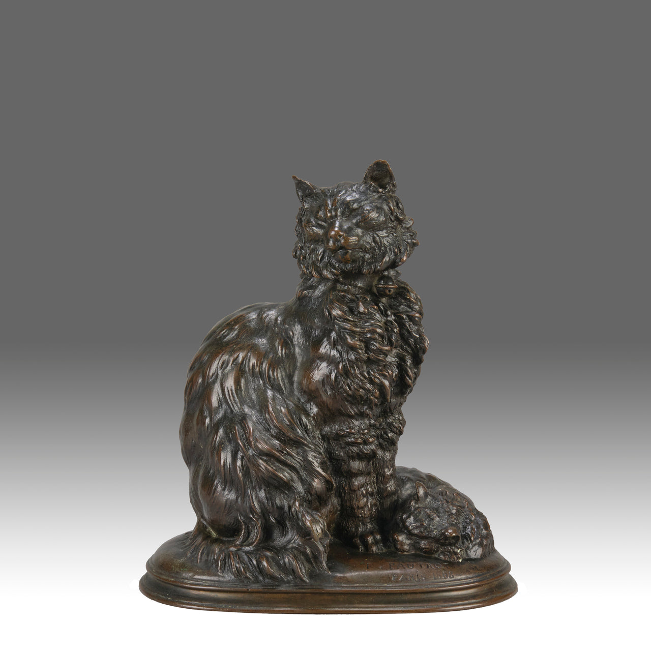 "Chat et Chaton" by Ferdinand Pautrot