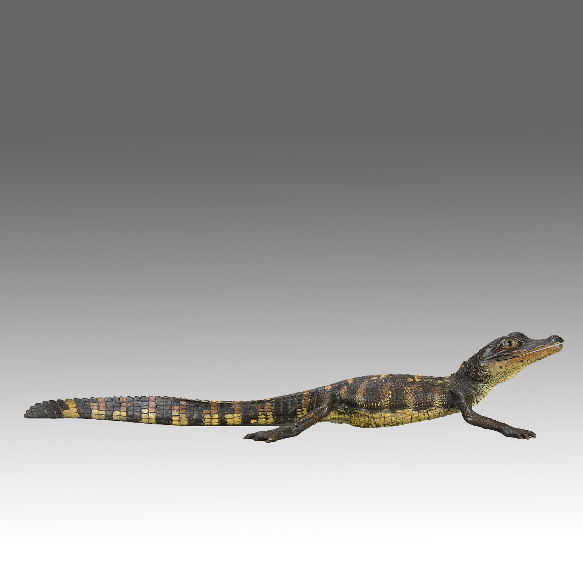 Bergman Aligator - Franz Bergman Bronze - Hickmet Fine Arts