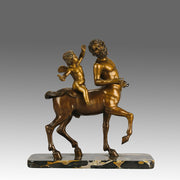 Italian Bronze Centaur and Cupid - Hickmet Fine Arts 