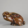 Danish Bronze - Peering Rabbit - Hickmet Fine Arts