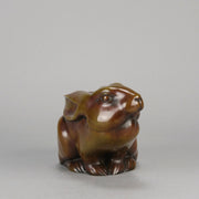 Danish Bronze - Peering Rabbit - Hickmet Fine Arts