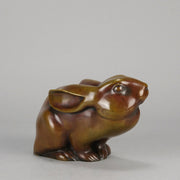 Danish Bronze - Peering Rabbit - Hickmet Fine Arts