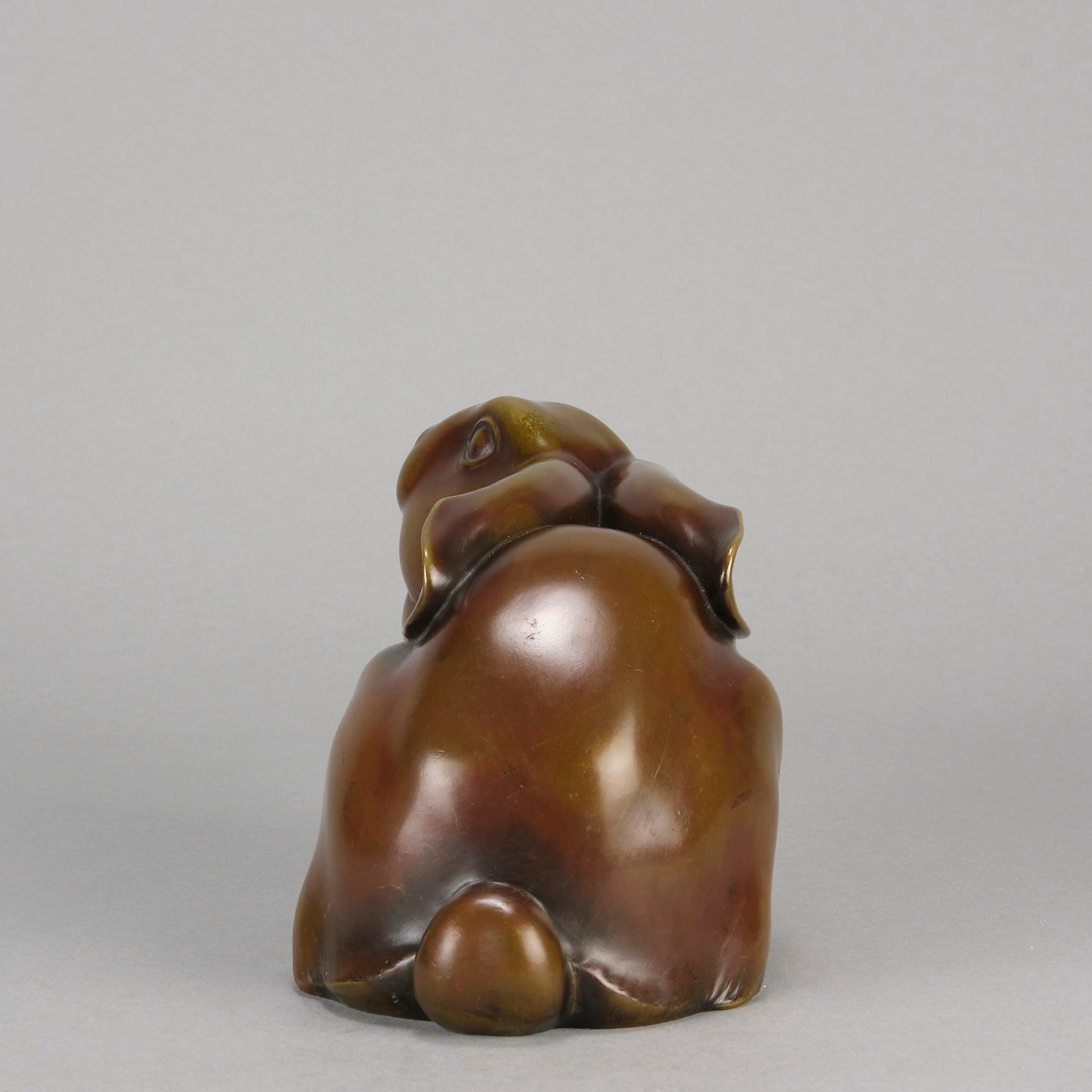 Danish Bronze - Peering Rabbit - Hickmet Fine Arts