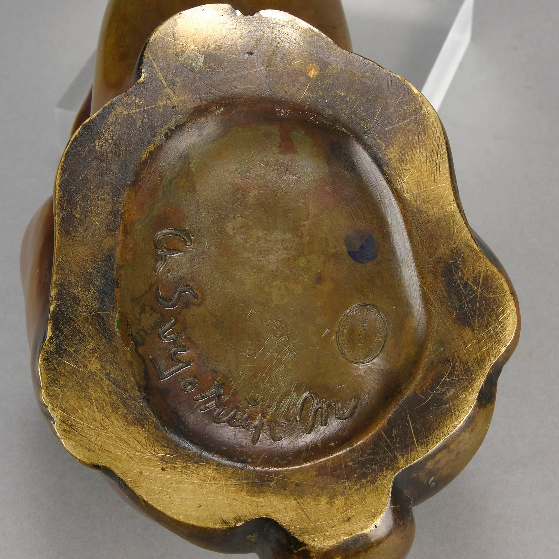 Danish Bronze - Peering Rabbit - Hickmet Fine Arts