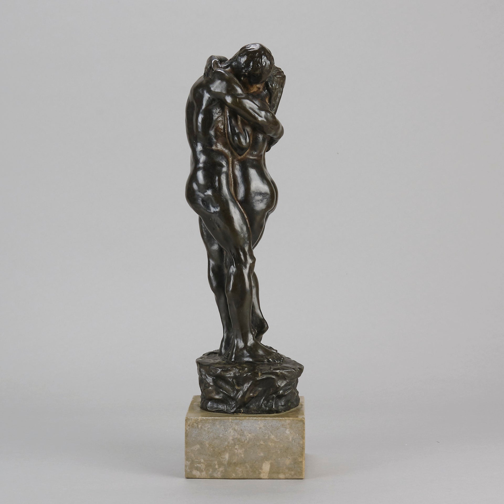 "Adam and Eve" by Charles Sykes Bronze - Hickmet Fine Arts 