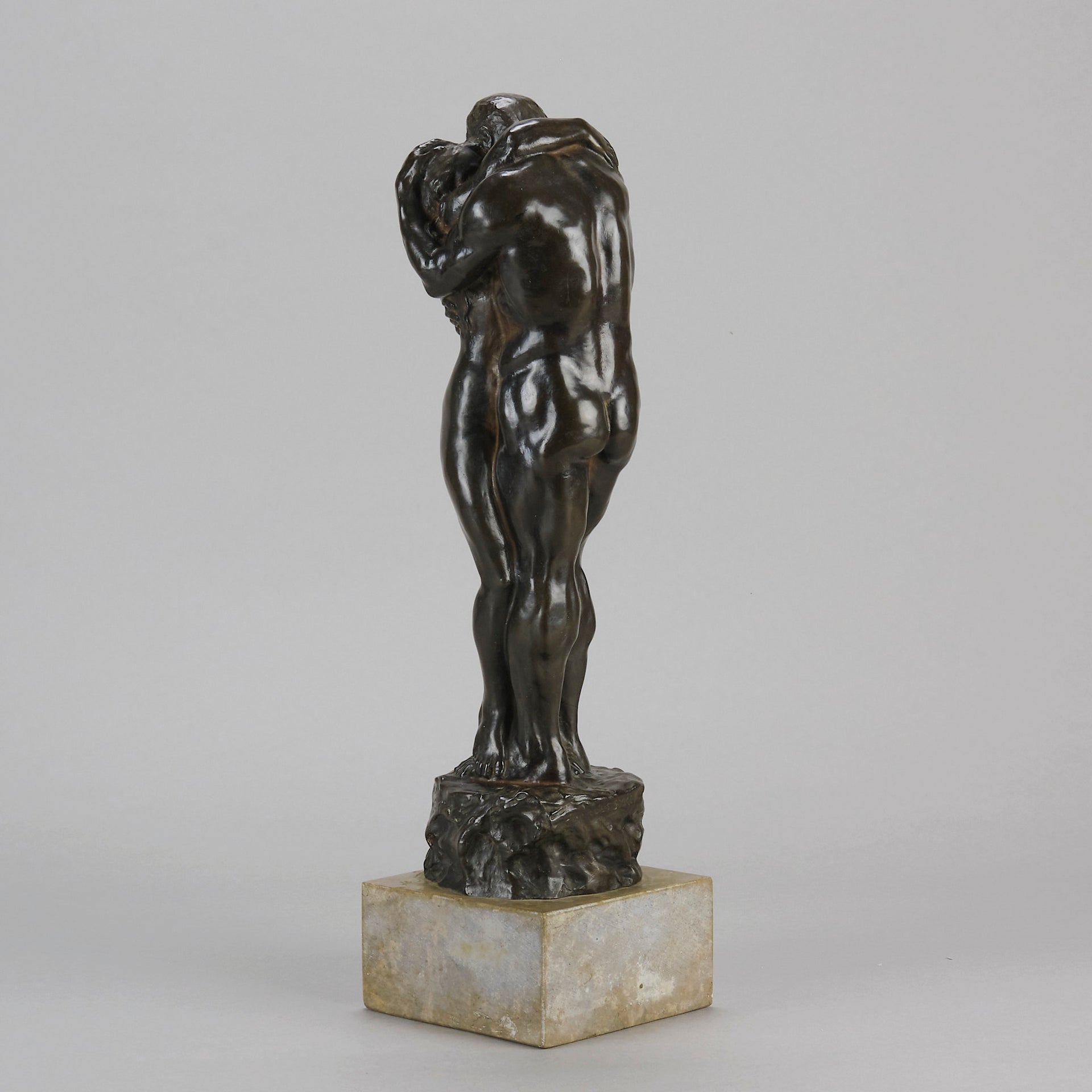 "Adam and Eve" by Charles Sykes Bronze - Hickmet Fine Arts 