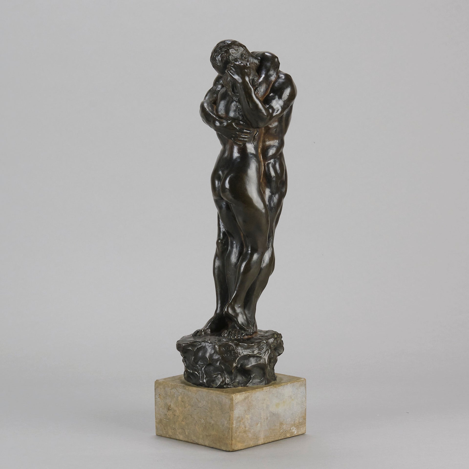 "Adam and Eve" by Charles Sykes Bronze - Hickmet Fine Arts 
