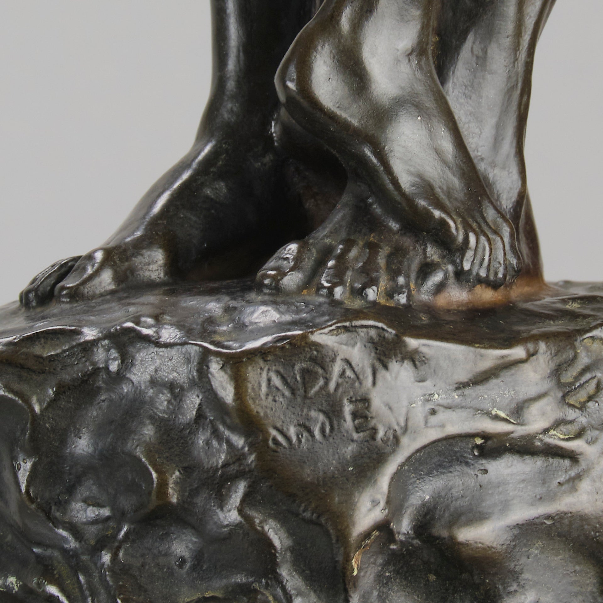 "Adam and Eve" by Charles Sykes Bronze - Hickmet Fine Arts 