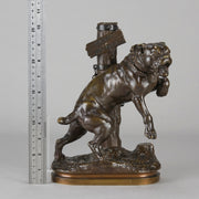 Tethered Hound - Charles Valton Bronze - Hickmet Fine Arts 