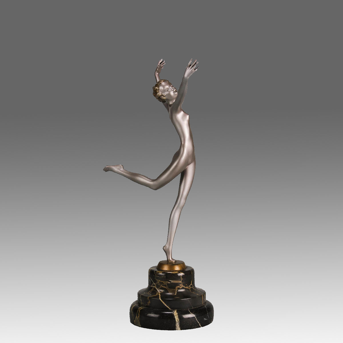 Josef Lorenzl Charlotte - Art Deco Bronze - Hickmet Fine Arts