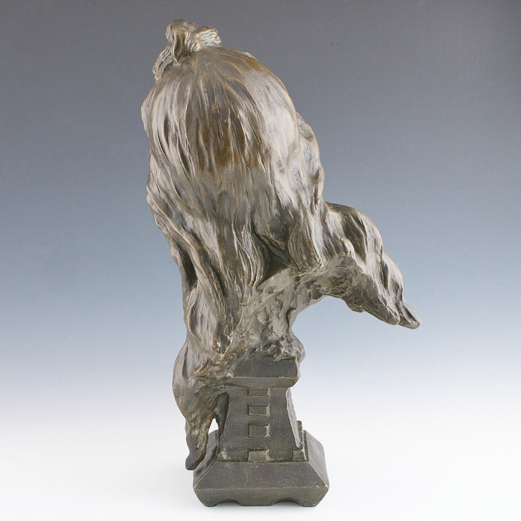 Villanis Chatelaine - Art Nouveau Bronze - Hickmet Fine Arts