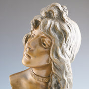 Villanis Chatelaine - Art Nouveau Bronze - Hickmet Fine Arts