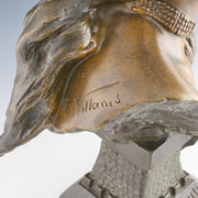 Villanis Chatelaine - Art Nouveau Bronze - Hickmet Fine Arts