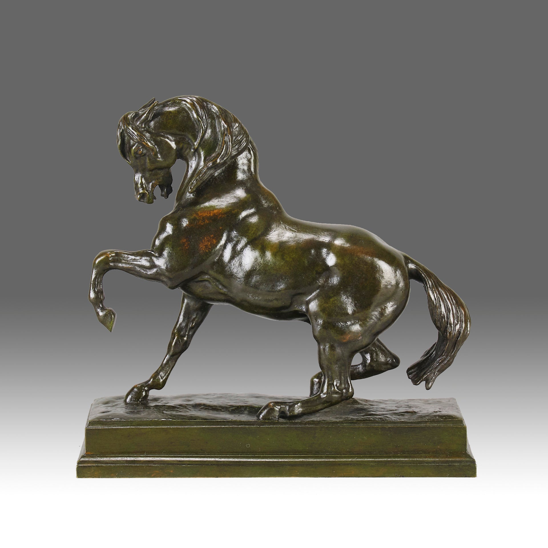 Barye Cheval Turc bronze