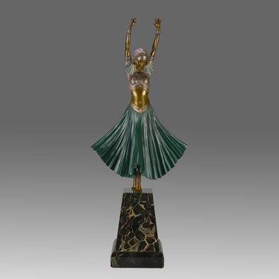 Chiparus Hindu Dancer - Art Deco Figurines - Hickmet Fine Arts