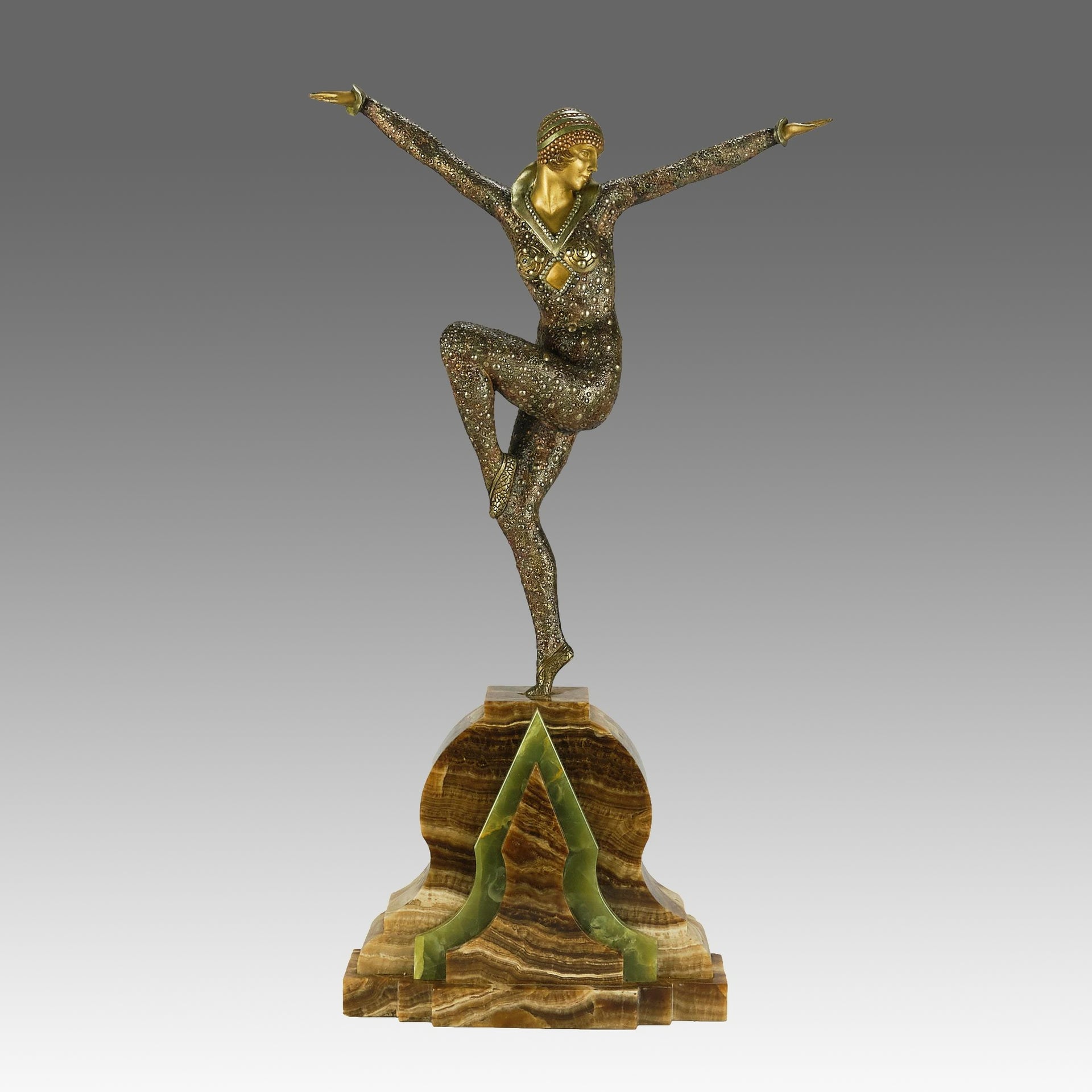 Chiparus Dancer of Karputhula - Demetre Chiparus Bronze - Hickmet Fine Arts