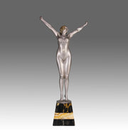 Chiparus Le Reveil - Demetre Chiparus Bronze - Hickmet Fine Arts