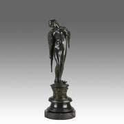 "Girl in Cloak" - Vernon March Bronze - Hickmet Fine Arts 