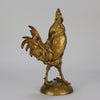 "Cockerel" by Paul Comolera - Animalier Bronze - Hickmet Fine Arts