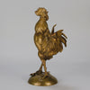 "Cockerel" by Paul Comolera - Animalier Bronze - Hickmet Fine Arts