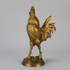 "Cockerel" by Paul Comolera - Animalier Bronze - Hickmet Fine Arts