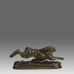 Comte du Passage - Running Hare Bronze - Hickmet Fine Arts
