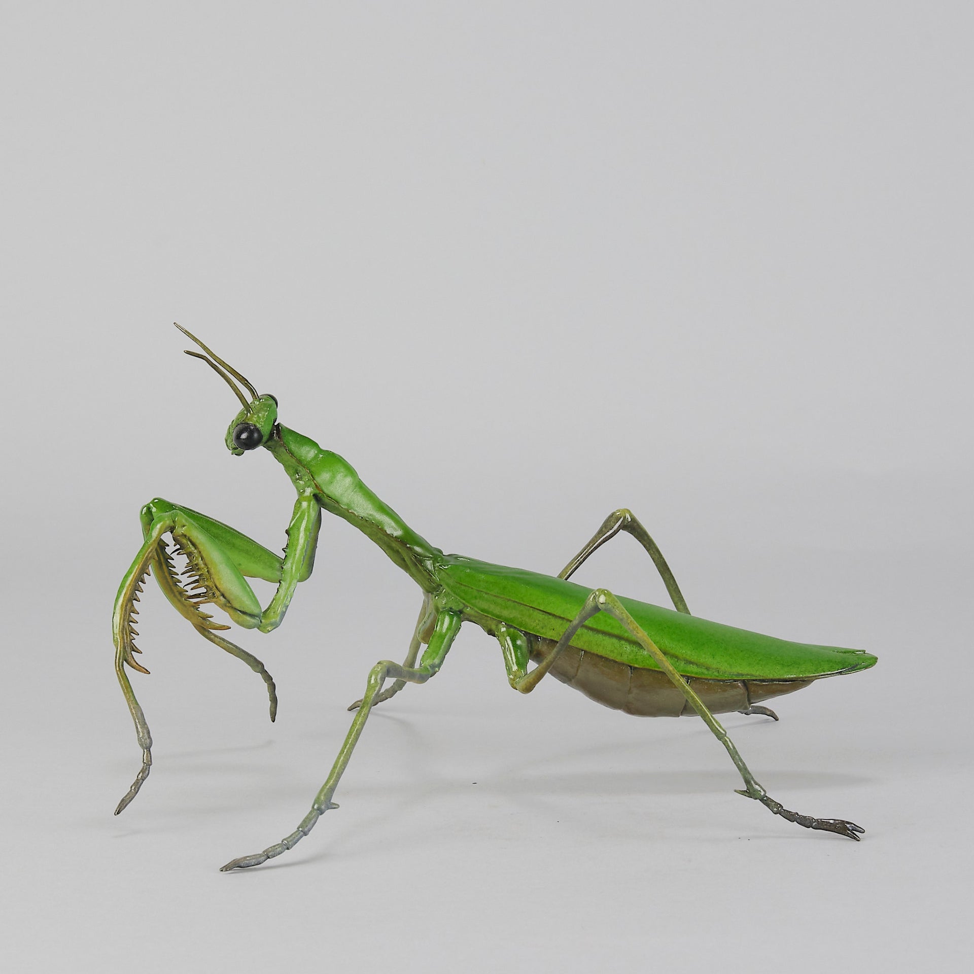 Continental Bronze Praying Mantis - Hickmet Fine Arts 