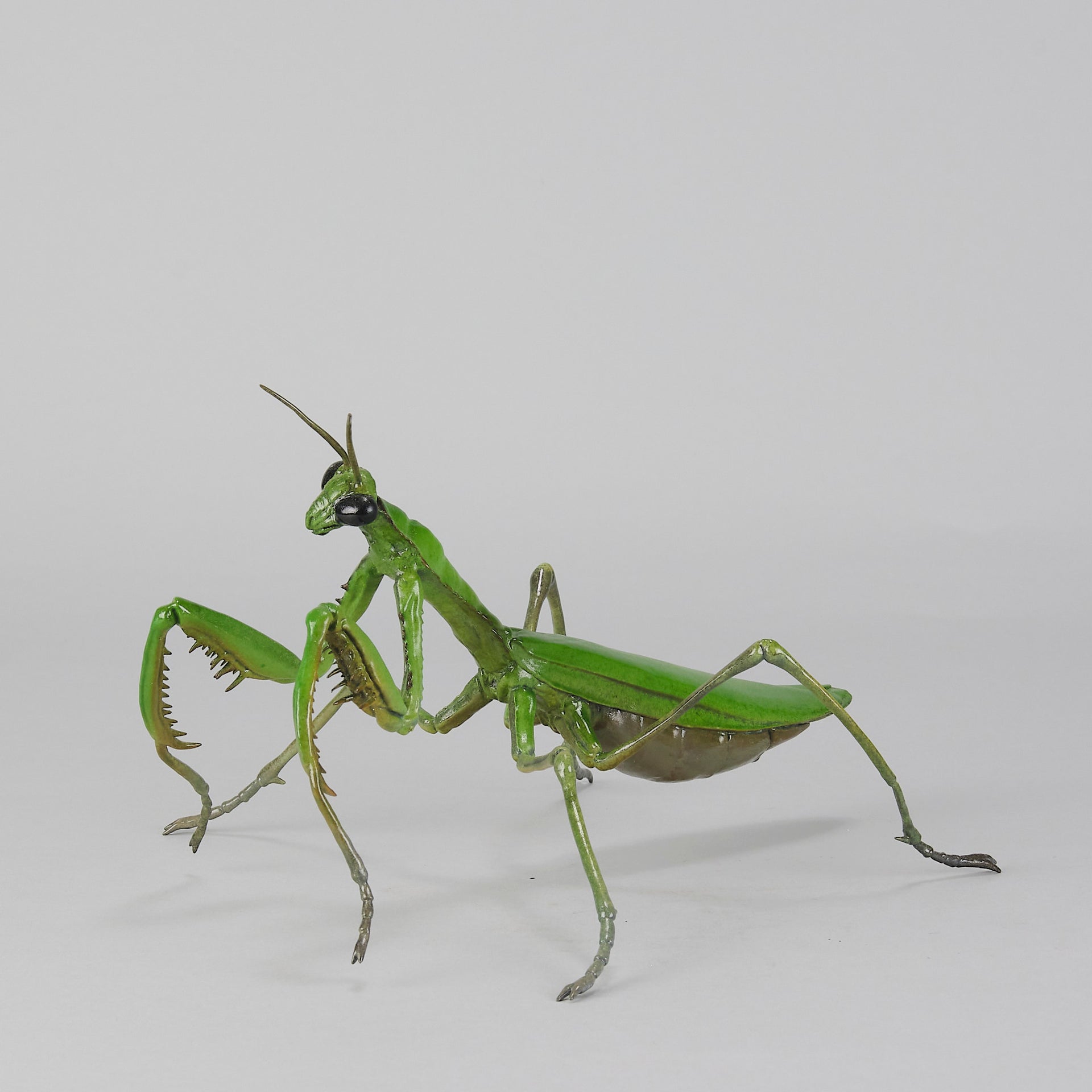 Continental Bronze Praying Mantis - Hickmet Fine Arts 