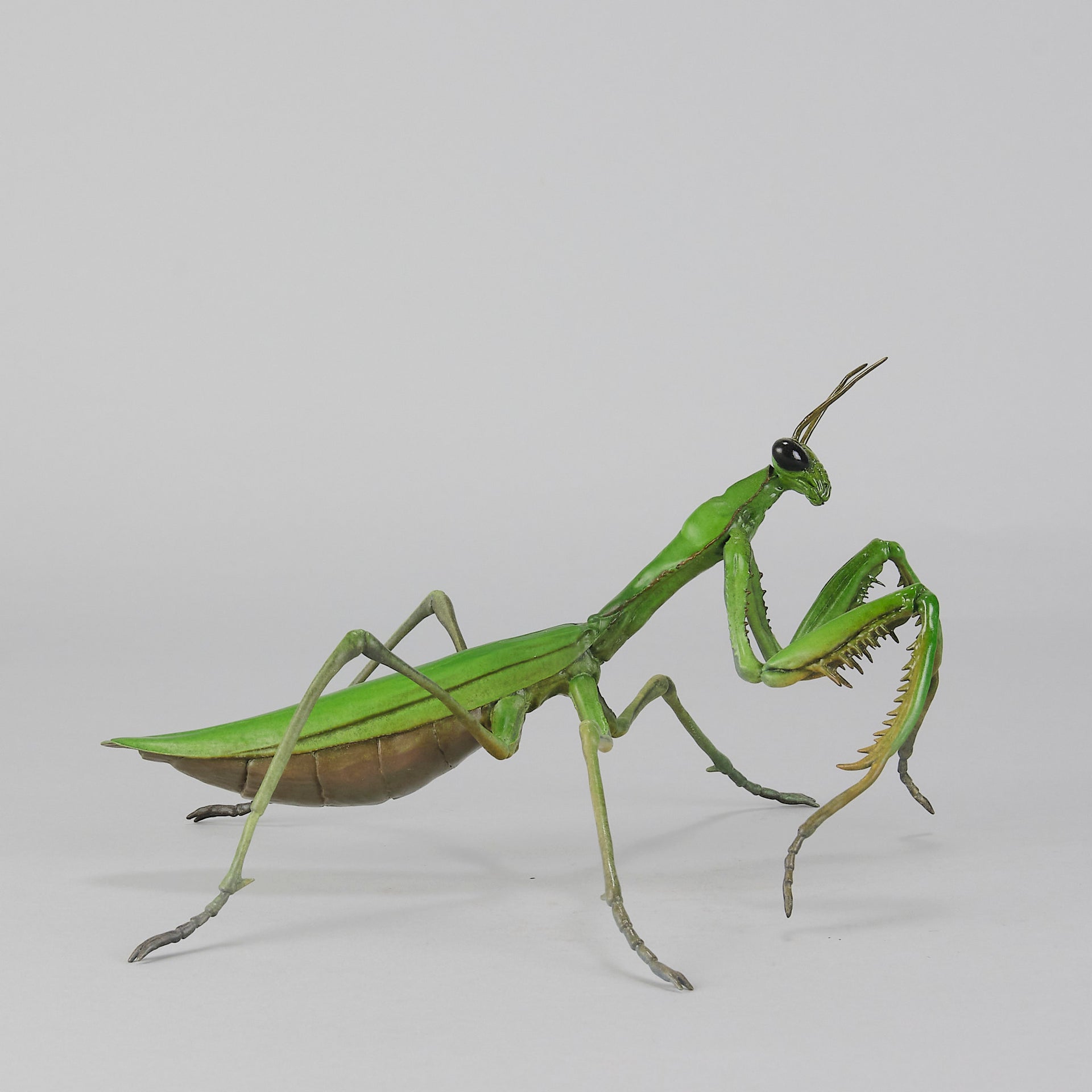 Continental Bronze Praying Mantis - Hickmet Fine Arts 