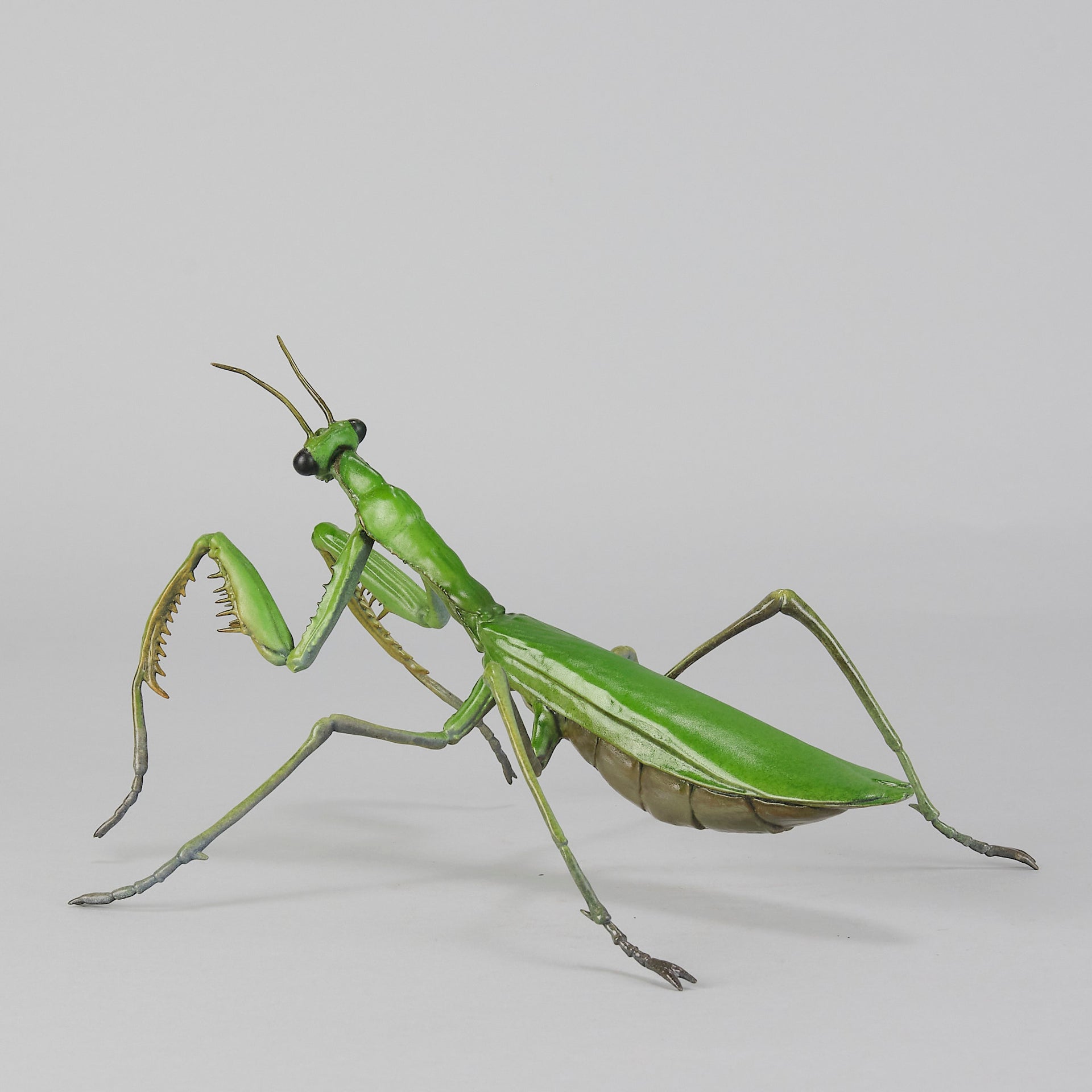 Continental Bronze Praying Mantis - Hickmet Fine Arts 