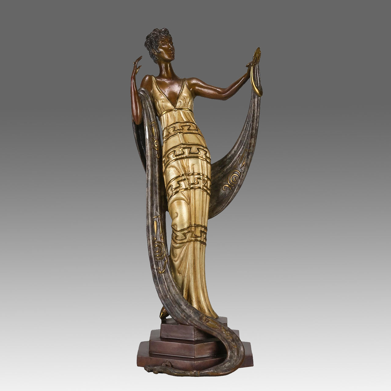 Erte Coquette - Limited Edition Bronze - Hickmet Fine Arts 