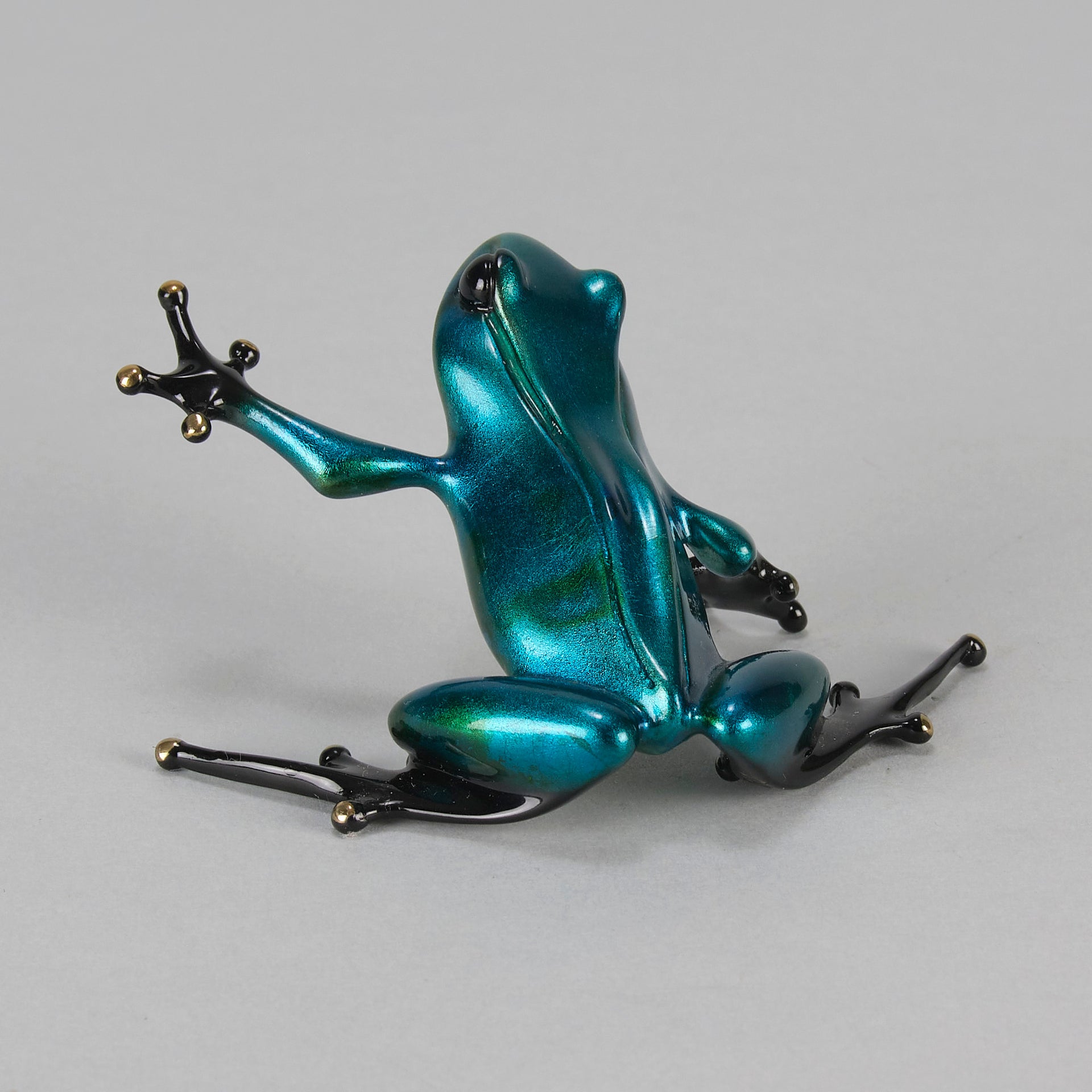 Limited Edition Bronze - Blue Frog by Tim Cotterill - Hickmet Fine Arts
